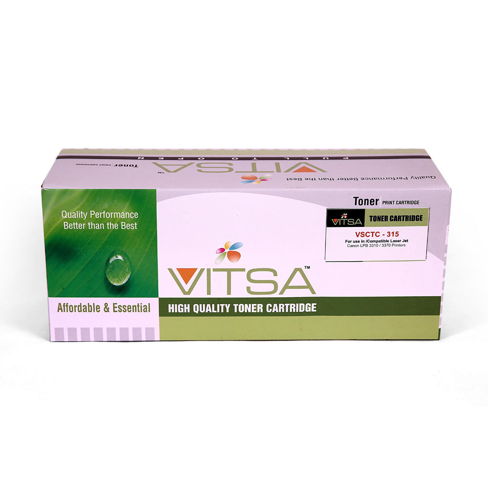 Vitsa Crg 315 /715 Toner Cartridge Compatible For   Canon  Lbp 3310  /  Lbp 3370 Printer