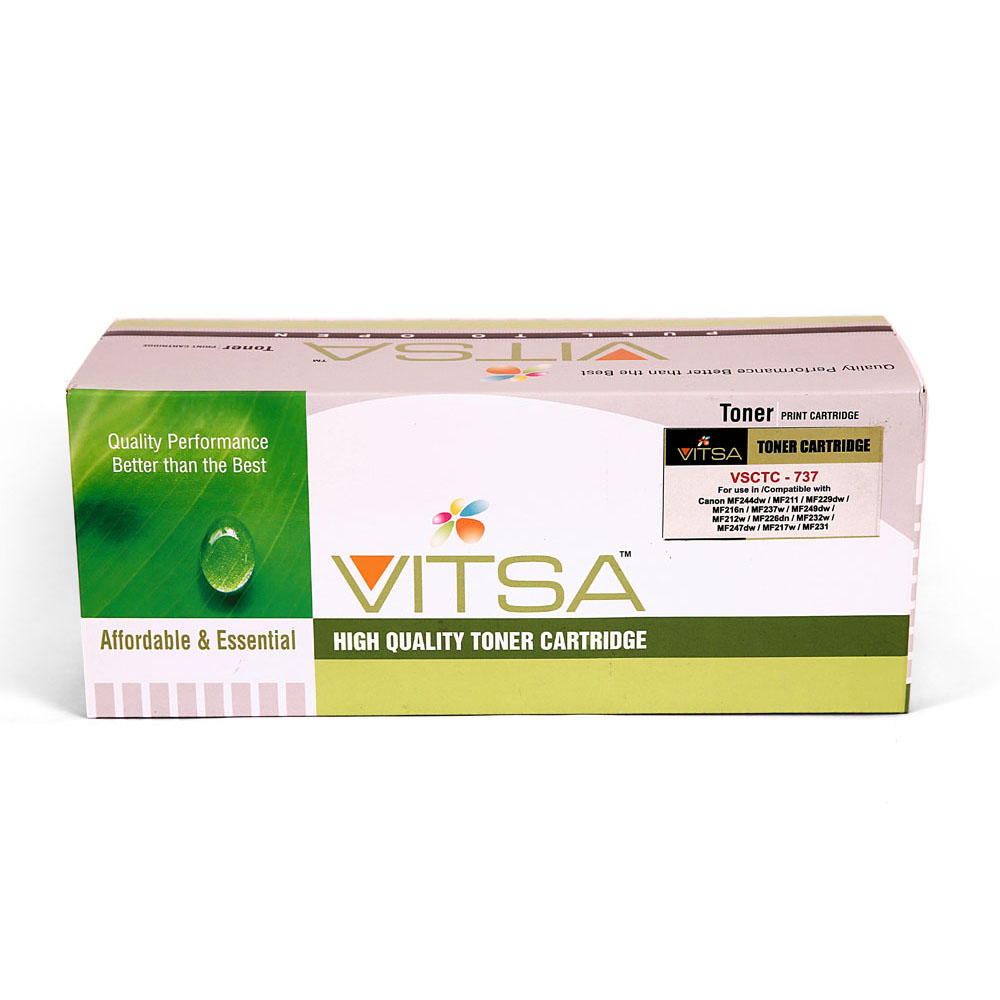 Vitsa Crg 137 / 737 Toner Cartridge Compatible For   Canon  I-Sensys Mf231  /  Mf237W  /  Mf244Dw / Mf247Dw /  Mf249Dw Printer