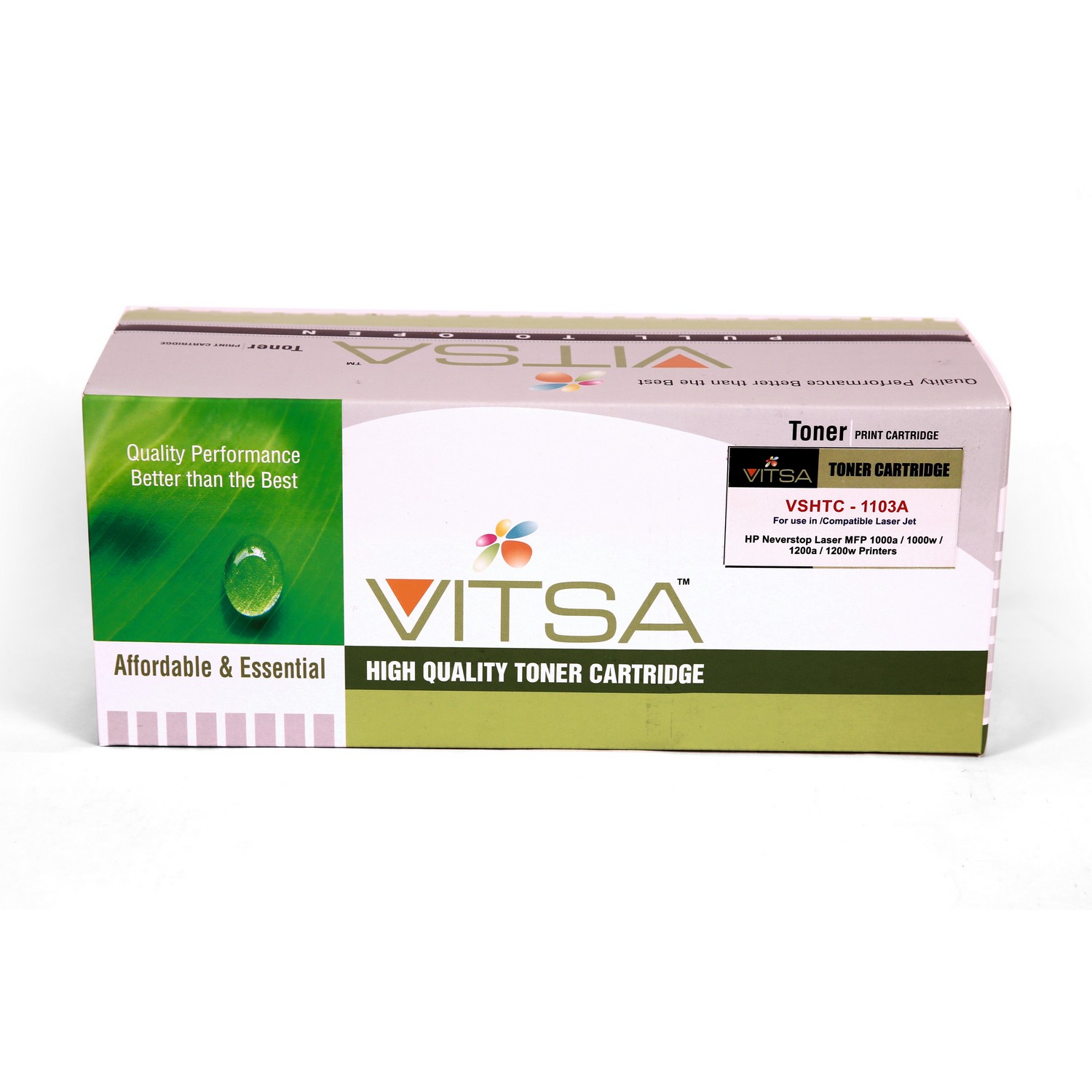 Vitsa W1103A / 103A Toner Cartridge Compatible With Hp Neverstop Laser Mfp 1000A / 1000W / 1200A / 1200W Printers