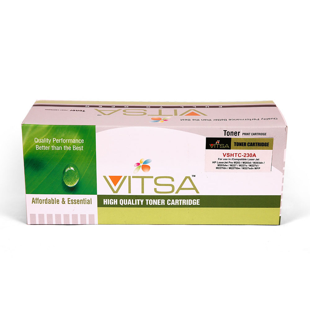 Vitsa 30A / Cf230A Toner Cartridge Compatible For  Hp Laserjet Pro  M203D  /  M203Dn  /  M203Dw  /  M227D  /  M227Fdn  /  M227Fdw  /  M227Sdn Printer