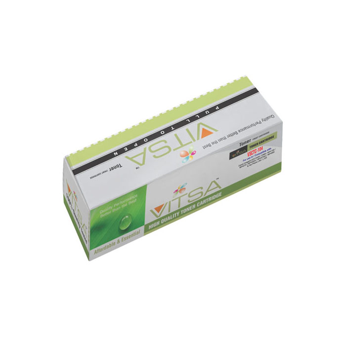 Vitsa Mlt-D104S / Mlt D104S / 104  Toner Cartridge Compatible For Samsung Ml-1660 / 1660K / 1665 / 1665K / 1666 / 1661 / 1661K / 1860 / 1861 / 1865 / 1670 / 1667 / 1671 / 1675 / 1677 / 1673 / 1673Dcs / 1674 / 1678 / 1865W / 1865K / 1865Wk / 1865Ex...